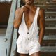 thumbnail image 2 of Monos de estilo americano para hombre de INCERUN 2024, monos sin mangas con escote en V profundo de dos tonos, ropa de calle informal, monos sólidos S-5XL, 2 of 5