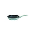 thumbnail image 6 of Oster 2 Piece 11 and 8 Inch Aluminum Non Stick Home Frying Pan Set, Dusty Blue, 6 of 6