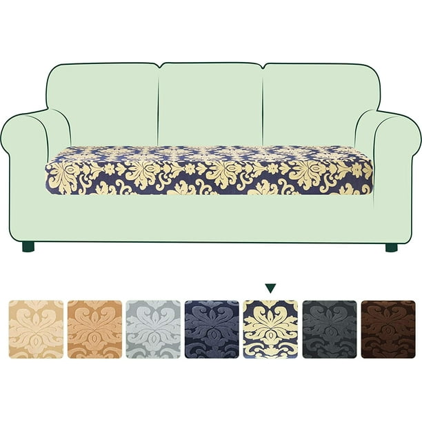 Subtrex Stretch Jacquard Damask Furniture Seat Cushion 