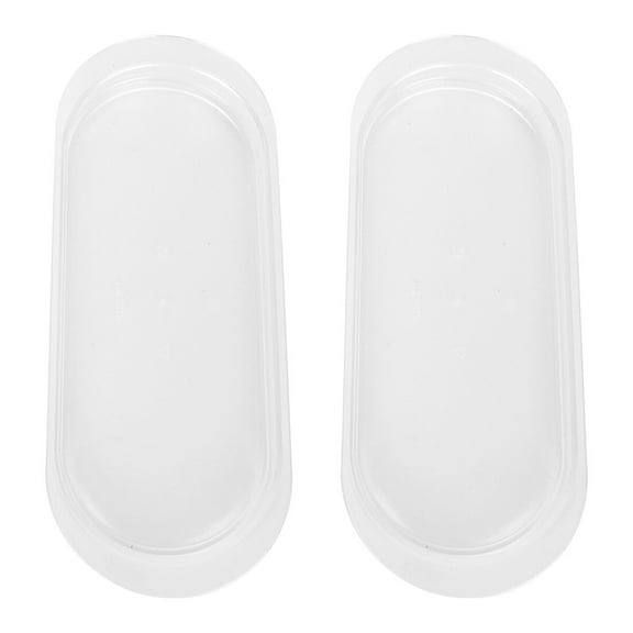 RENACLIPY Acrylic Serving Trays and Charcuterie Boards Set of 2 Transparent Snack Platters for Entertaining