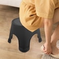 thumbnail image 1 of LOLIPPYY Toilet Potty Step Stool with Anti-slip for Home Use Black 1Pcs, 1 of 8