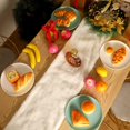 thumbnail image 4 of Christmas Table Runner 11 x 68 Inch Snowy White Faux Fur Christmas Table Runner Faux Fur Table Runner For Christma Table Decoration, 4 of 6