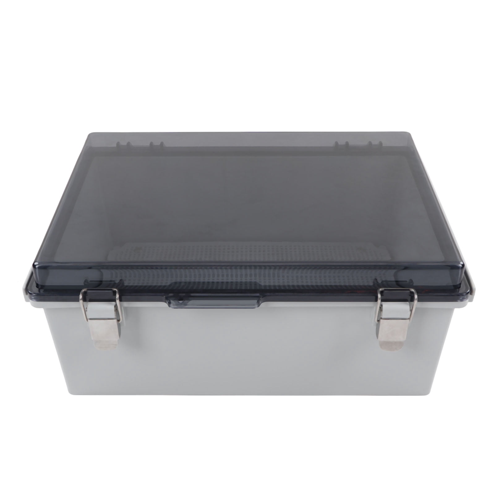 Transparent Waterproof Electrical Junction Box - Grey - Outdoor Weatherproof Enclosure