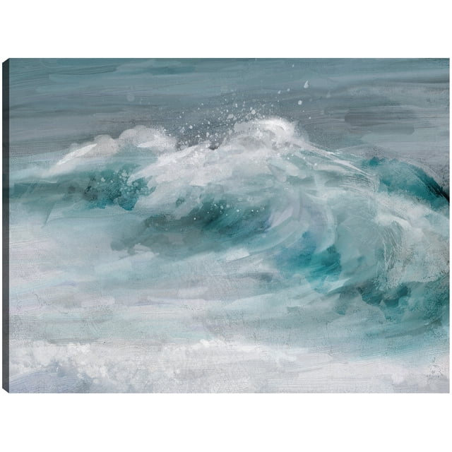 Cuadro Decorativo - Retrato de longitud de onda Jr Impresión en canvas, estrechado