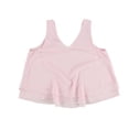 thumbnail image 2 of bar III Blusa de punto con dobladillo con volantes para mujer, rosa, grande, 2 of 2
