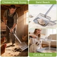 thumbnail image 6 of Extendable Metal Cat Litter Scoop, Long Handle Stainless Steel Litter Sifter, Adjustable 21-39 inch Cat Poop Scooper for Kitty Litter Boxes, Chicken Coop, Sand, 6 of 7
