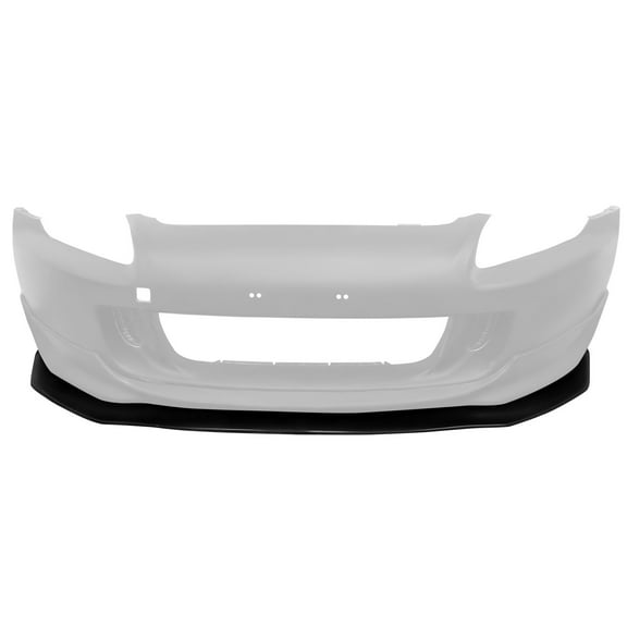 Ikon Motorsports Front Bumper Lip Compatible with 2004-2009 Honda S2000 AP2 Unpainted Black PU Polyurethane Air Dam Chin Spoiler Protector Splitter