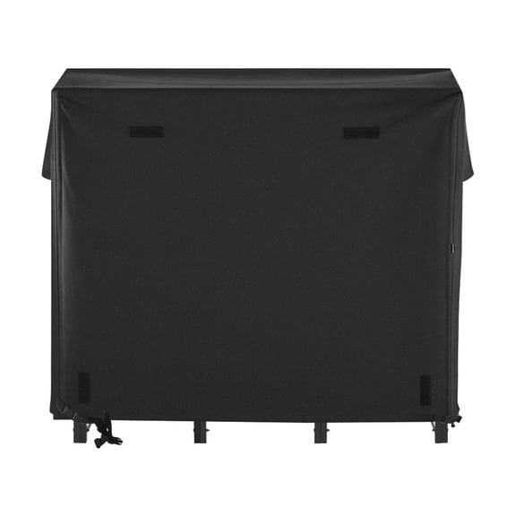 Firewood Rack with Cover 4ft - Outdoor Log Holder, 1/4 Cord, 400lb Capacity