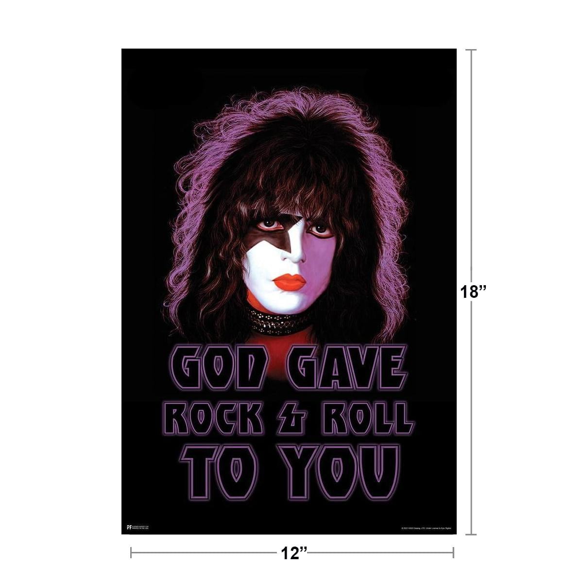 Buy Kiss Poster Starchild Paul Stanley Solo Album God Gave Rock and Roll To You Kiss Band
