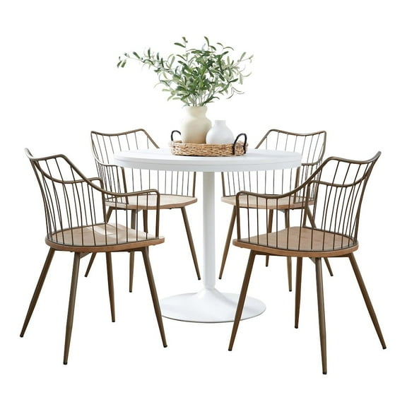 LumiSource Dakota-Winston Dining Set - 5 Piece