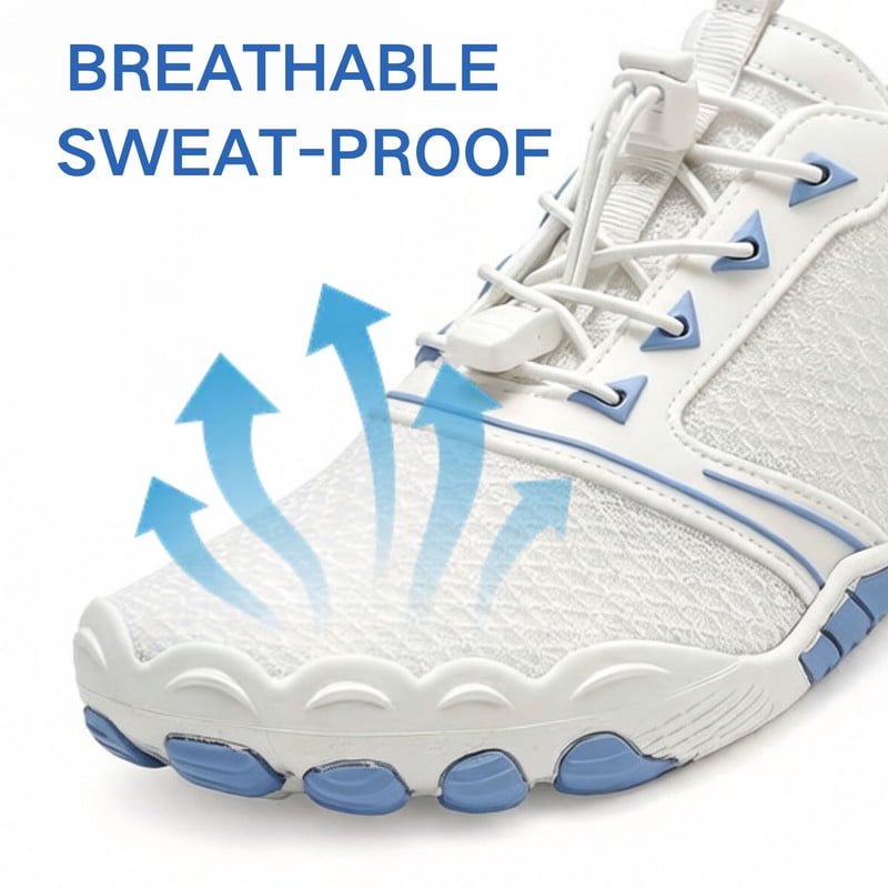 BERANMEY Casual Hike Barefoot Shoes for Women & Men Breathable Non-Slip Athletic Footwear Wide Toe Water Shoes for Hiking Non-Slip Shoes for Unisex Grounded Comfort wear
