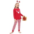 thumbnail image 5 of Purcoar Classic Christmas Deer Print Matching Family Christmas Pajama Set, 5 of 7