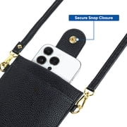 onn. XXL Universal Crossbody Phone Case - Black