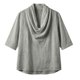thumbnail image 4 of Neewe Women's 3/4 Sleeve Shirts Classic Solid Color Clow Neck Casual Work Tops Blouses Daily Outfits, 4 of 6
