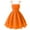 Z-Orange2, variant on FAOWME Summer Girls Solid Color Dress With Bow Knot Sweet Sleeveless For Kids Pink 8 Years