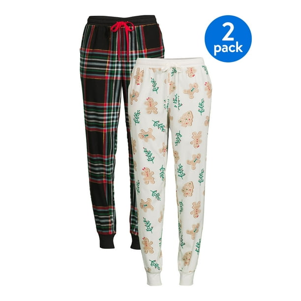 flannel joggers womens