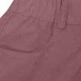 thumbnail image 5 of Women'S Corduroy Pants Barrel Mid Rise Elastic Waisted Cord Pants Wide Leg Baggy Casual Trousers With Pockets, 5 of 9