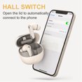 thumbnail image 3 of Yajisi Wireless Gaming Earbuds Low Latency 2.4GHz Bluetooth Dual Mode Earphones with ENC Mic USB-C Dongle for Phone Tablet Laptop Steam Deck PC VR PlayStation 5 4 Meta Quest 3, White, 3 of 9