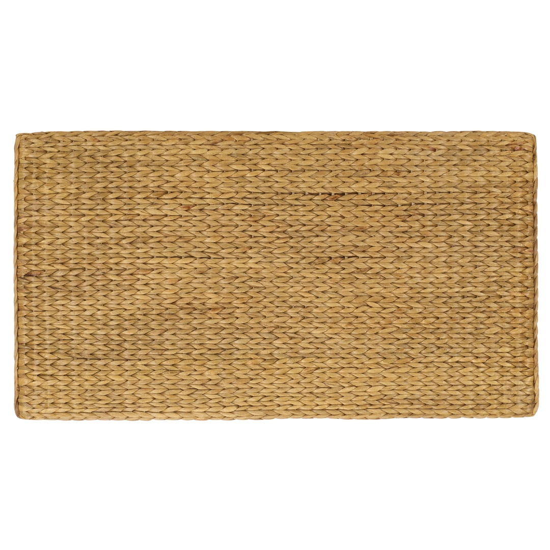 Safavieh Couture Larysa Abaca And Water Hyacinth Coffee Table, Natural
