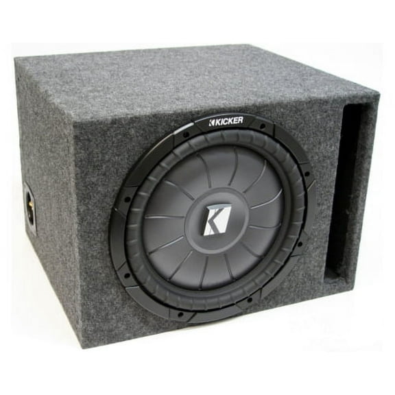 Kicker 43CVR122 12" CompVR 400W RMS 2 Ohm Sub & 112VH Single 12" Sub Box