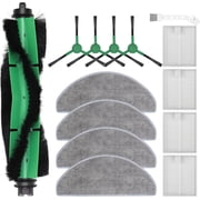 Replacement Accessory Set for iRobot Roomba Combo Essential Y0112 Y0110 with Main Brush, 4 Filters, Side Brushes, Mop Pads