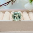 thumbnail image 4 of Lovely Green Amethyst Cocktail Ring-Unique Green Prasiolite Ring-Statement Ring-February Birthstone Ring-Promise Ring Women Gift, 4 of 12