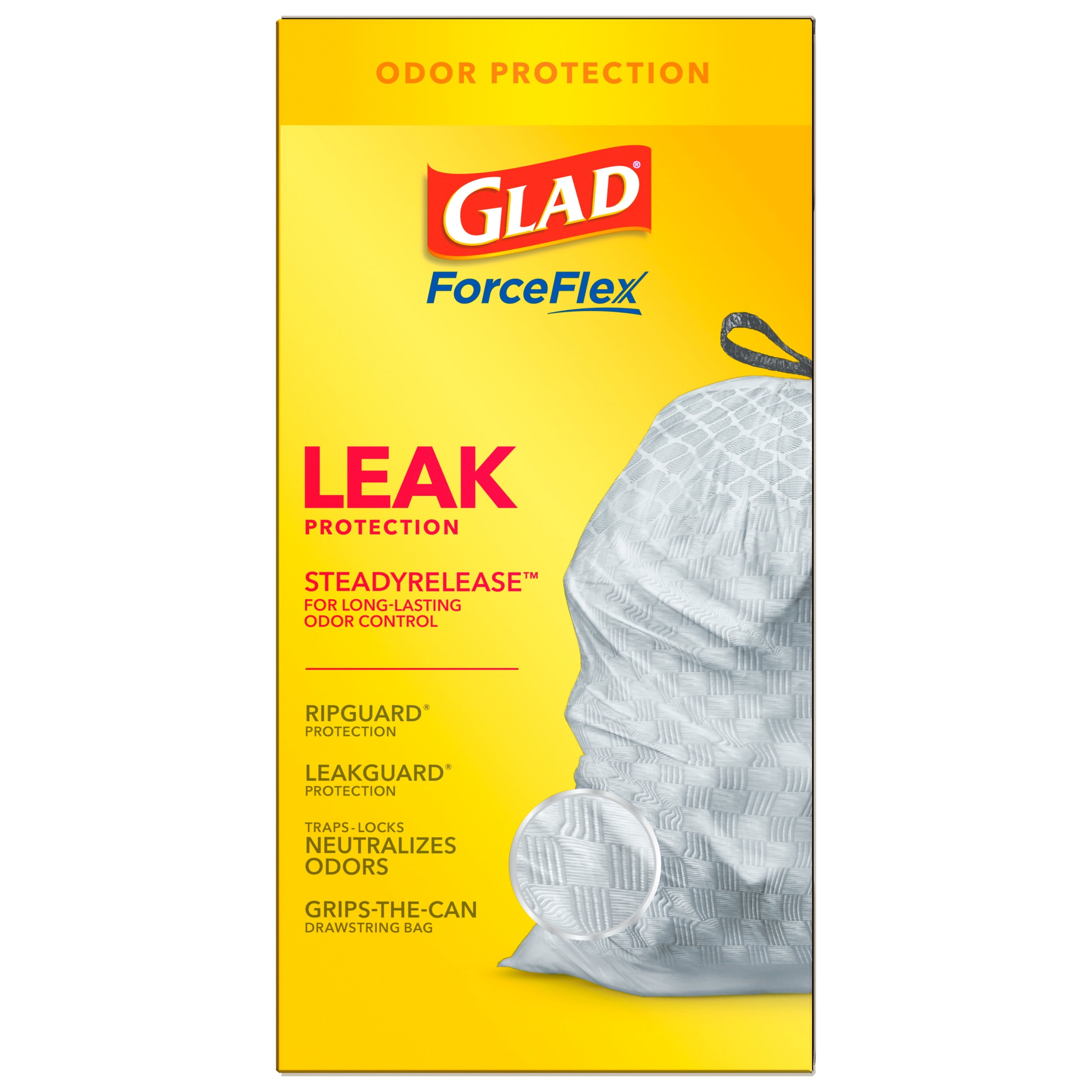 Glad Febreze 13 Gal. Fresh LeakGuard Tall Kitchen White Trash Bag  (40-Count) - Pryor Lumber
