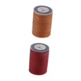 thumbnail image 1 of Sewing Thread,Waxed Polyester Sewing Thread Strong Quilting ,Thread Spool Heavy Duty Embroidery Thread,DIY Jewelry Making Cords Wire Beading Threads,Leathercrafts Tools Brown Red Hugo Hilo de coser, 1 of 10