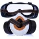 thumbnail image 3 of Máscara de seguridad facial completa, respirador reutilizable con gafas de seguridad, máscara de gas antipolvo de cartucho doble para pintura, polvo y partículas, 3 of 4