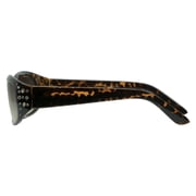 Piranha Eyewear Angel Dark Demi Sunglasses for Women with Brown Gradient Lens