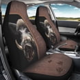 thumbnail image 4 of XYZCANDO Wild Pig Car Seat Covers 2 Pcs Car Seat Cover Protector Front Seats Removable Automotive Accessories Easy Installation Universal Fit for Most Cars SUVs and Sedans, 4 of 7