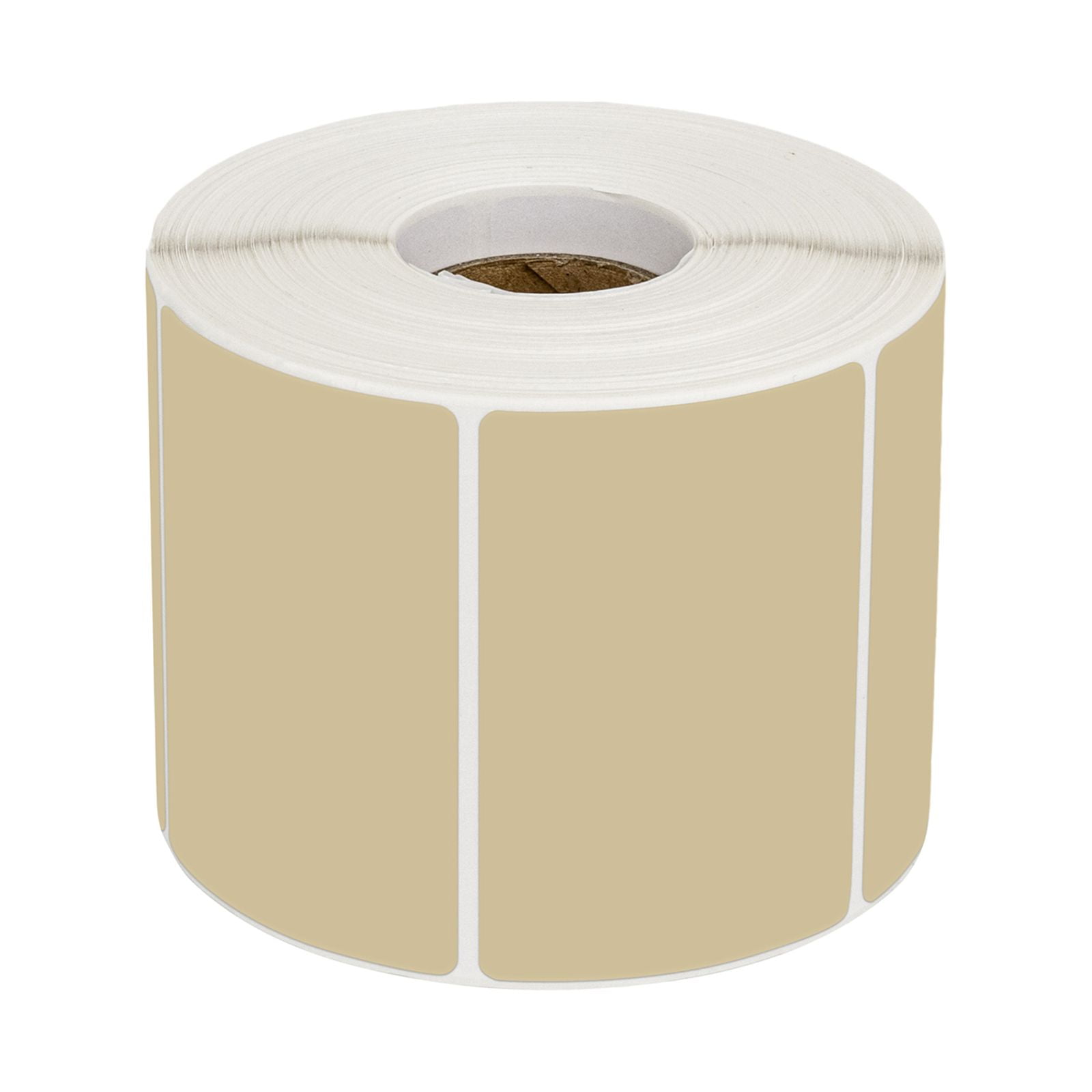 Muka 800 Pcs 1.5" x 2.25" Brown Thermal Labels Color Thermal Label for Barcodes, Address, Consignment, Compatible with Thermal Label Printer