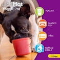 thumbnail image 4 of Dispensador de Goma LickiMat Yoggie Pot Verde para Perros de Todos los Tamaños, 4 of 6
