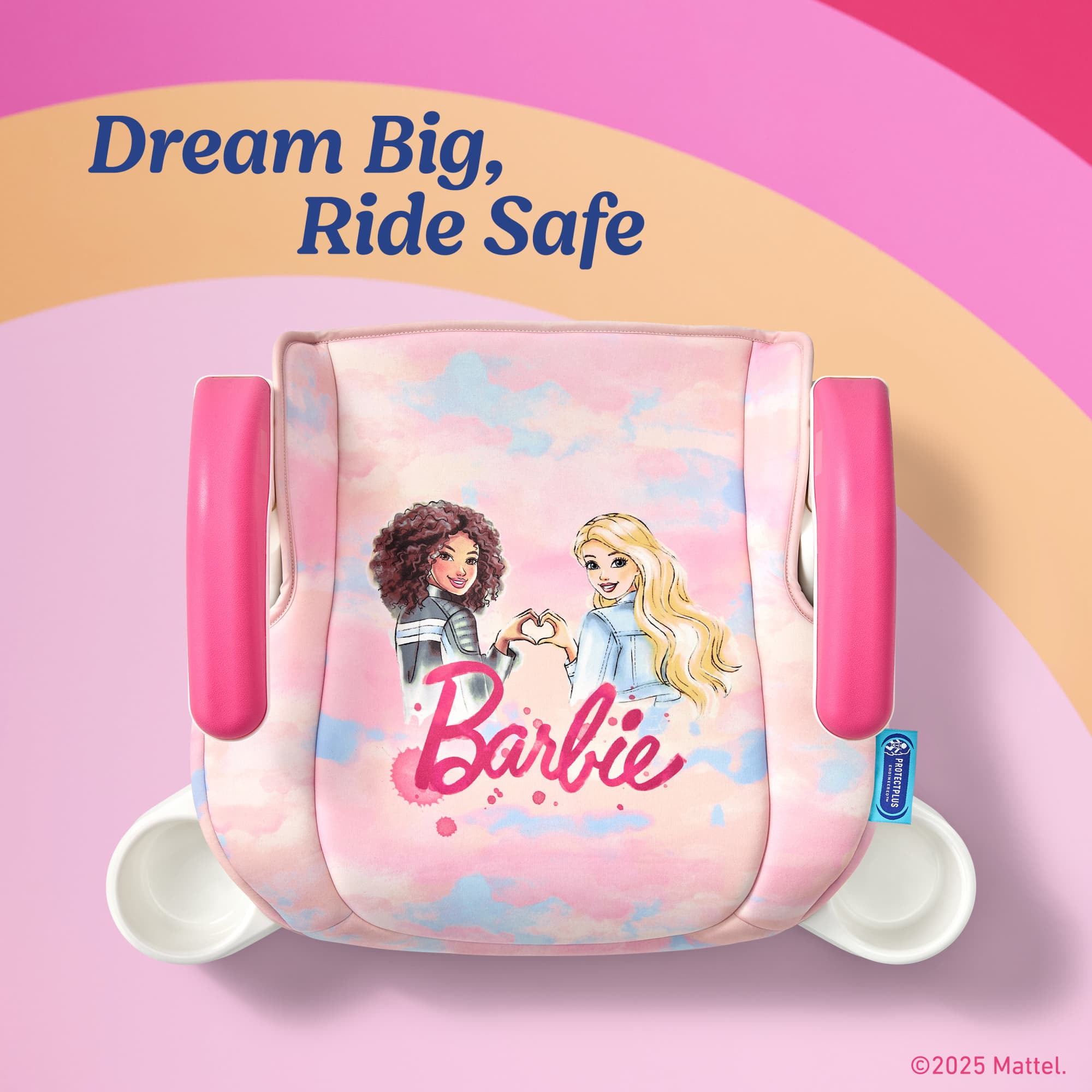 Graco Turbobooster 2.0 Backless Booster Seat, Barbie Paint, Pink