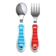Sesame Street Dinnerware Utensil Set 2 Piece Set(Pack of 1)