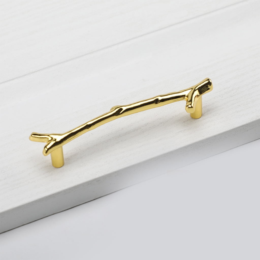 lanema 10pcs Decorative Gold Door Knobs for Cabinets and Drawers Household Use