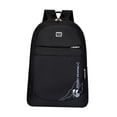 thumbnail image 2 of Mochila para portátil de tela Oxford, mochila portátil para ordenador, correa ajustable para viaje blanco, 2 of 9