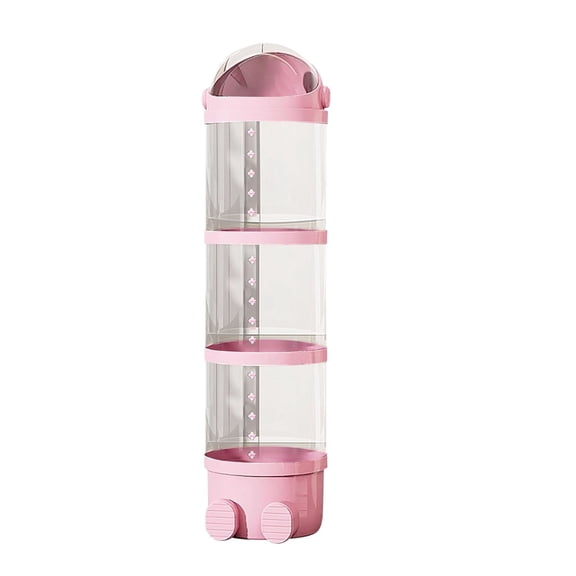 Tgbvmt Vertical Toy Storage Tube 3 Layer Stuffed Animals Plushies Organizer Transparent Bucket Corner Space Saving Visible Storage for Home Bedroom Playroom Closet Party Favor Decor Storage Organizer