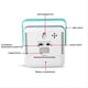 thumbnail image 4 of Food Thermometer Cooking Temperature Alarm with LED Display Green, 4 of 5