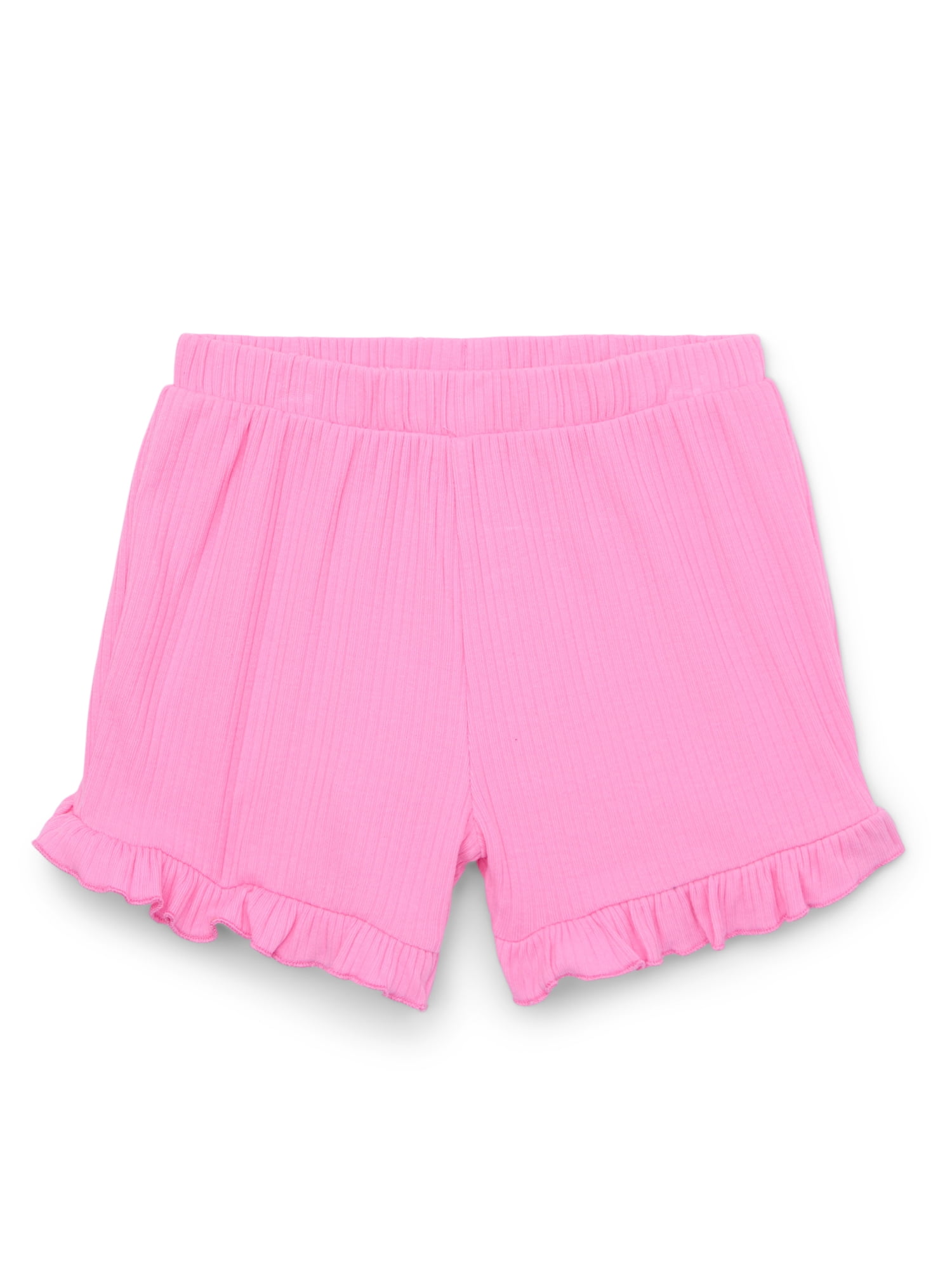 Garanimals Toddler Girl Core Rib Shorts Multipack, 3-Pack, Sizes 18M-5T