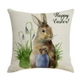 thumbnail image 2 of Ydojg Easter Bunny Pillow Covers European Home Cushion Bedroom Sofa Linen Pillow Covers, 2 of 4