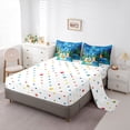 thumbnail image 5 of Erosebridal Cartoon Capybara Camping Twin Bedding Sets 7-Piece For Kids,Kawaii Animal Adventure Theme Bedding Comforter Set For Boys Girls,Lightweight Room Decor, 5 of 6