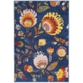 thumbnail image 3 of Nourison Allur Botanical Contemporary Navy Multicolor 2' x 3' Area Rug, (2' x 3'), 3 of 8