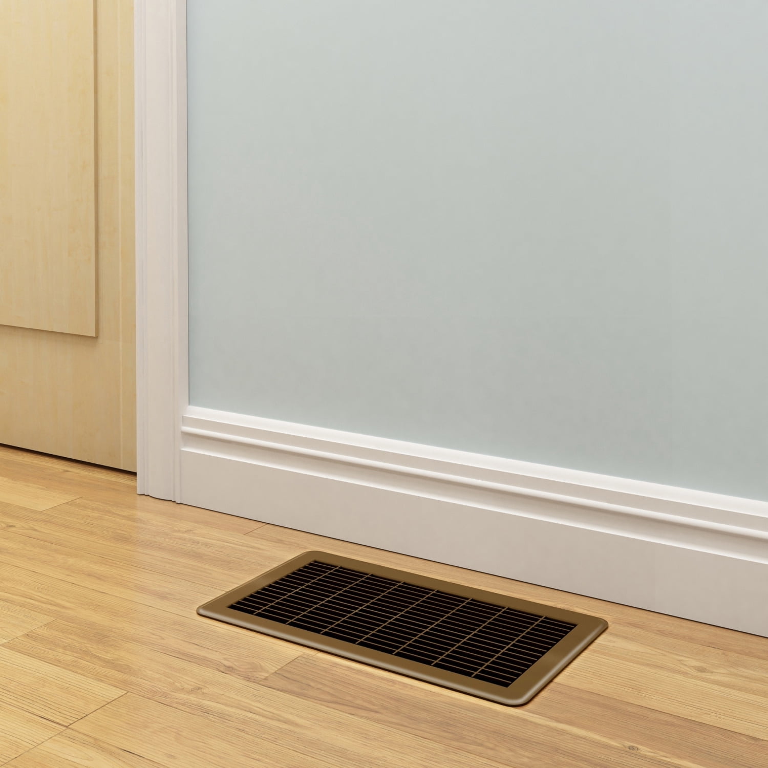 Imperial RG1032 Heavy Duty Brown Floor Grille - 4inch x 12inch Duct Opening