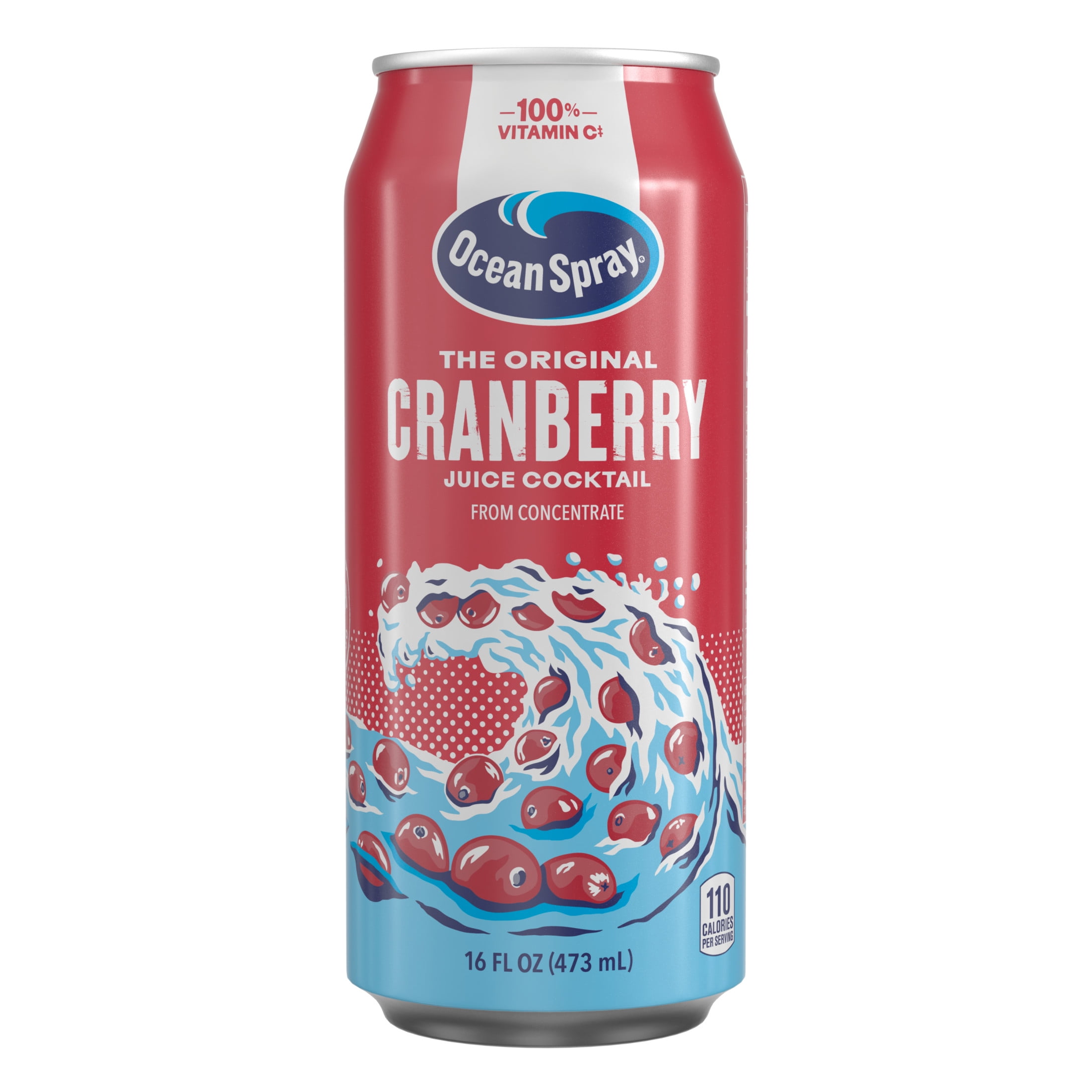 (4 pack) Ocean Spray®  Cran Juice Cocktail 16oz Can
