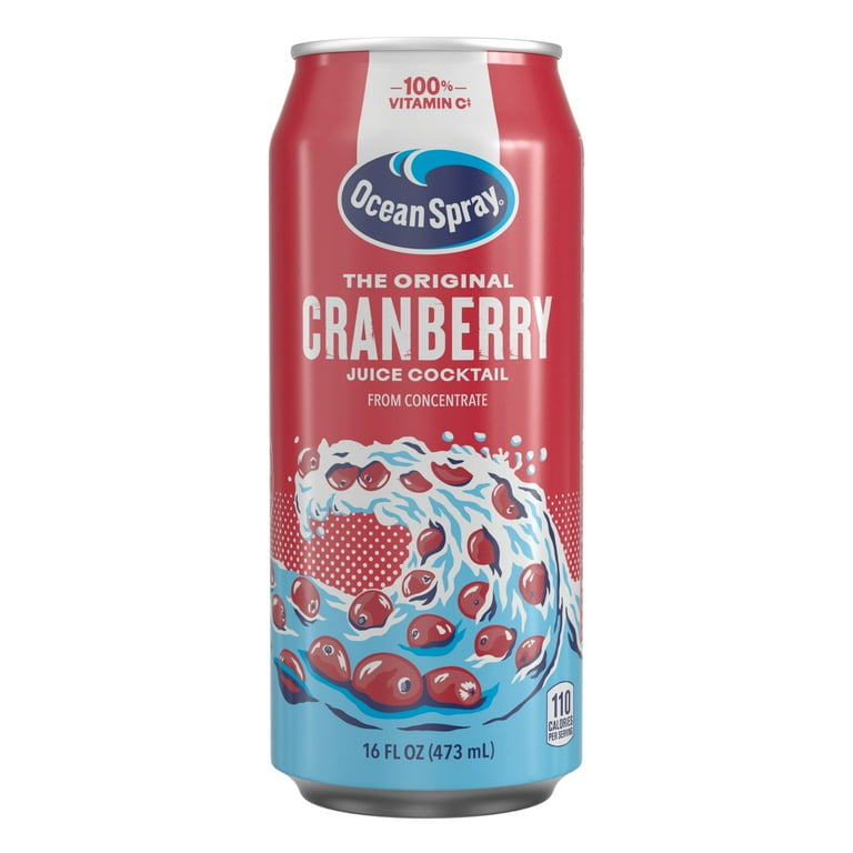 Ocean Spray® Cran Juice Cocktail 16oz Can - Walmart.com