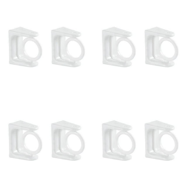 8X Fijador de Poste Retráctil Giratorio de 360° para Adhesivos Fuertes Sin Perforación, Soporte para Barra de Cortina de Ducha, Toallero