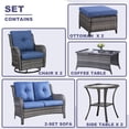 thumbnail image 4 of POCASSY 8 Piece Rattan Sofa Seating Group with Cushions, 4 of 11