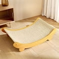 thumbnail image 5 of Rourlinge Natural Jute Cat Scratcher Bed Pad Lounge Furniture Scratch Resistant Board for Indoor Cats Kittens Puppies Pet Scratching Post Mat Tray, 5 of 6