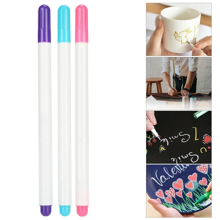 Air Water Erasable Pen, Auto-Vanishing Pen Marking 3Pcs Auto-Vanishing Pen  Permanent Marker For Thanks Notes For Needlework Handicraft 